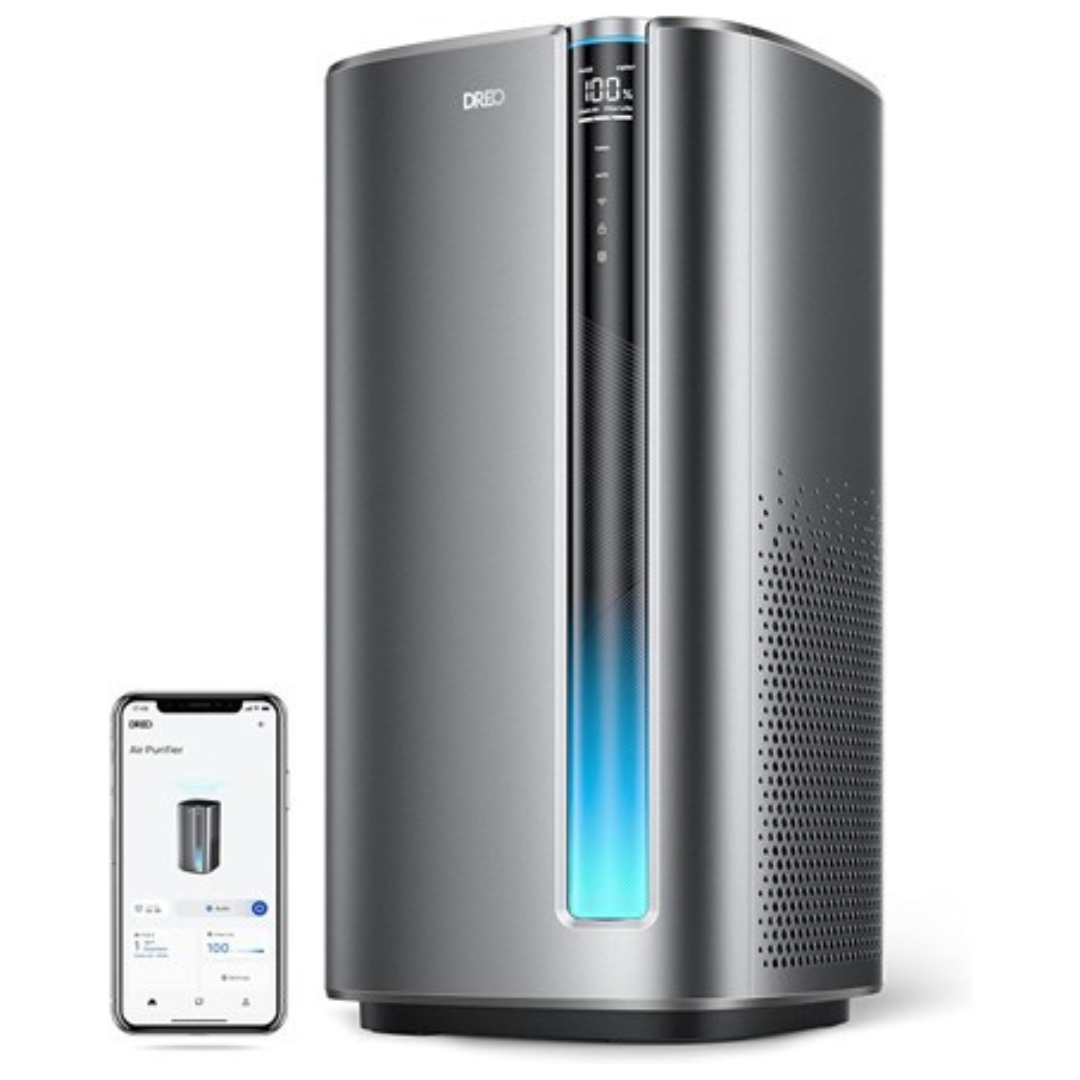 DREO 423 sq. ft. Smart Macro Max S Air Purifier (Silver)