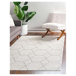 5' 1" x 8' Unique Loom Trellis Frieze Collection Area Rug