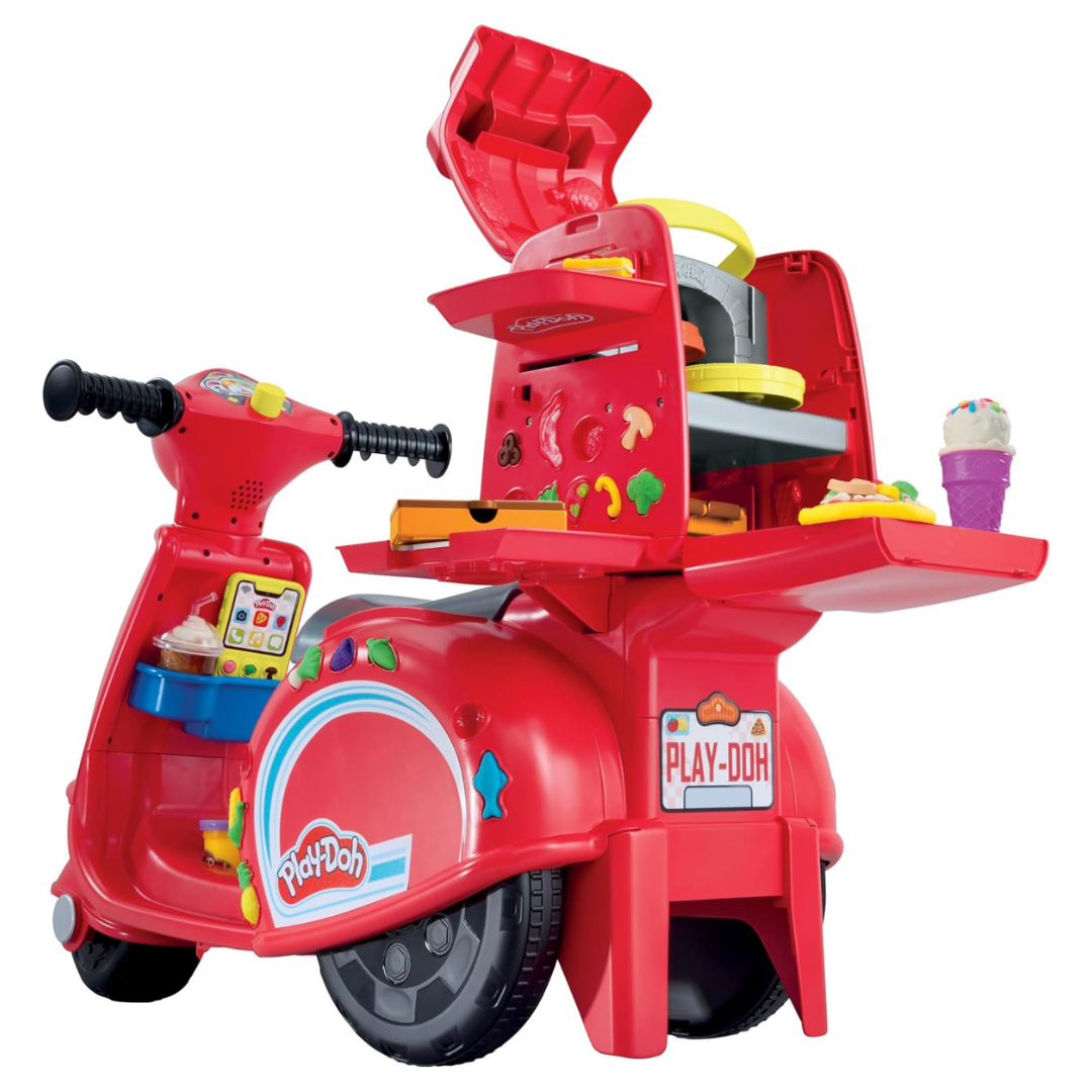 Play-Doh Pizza Delivery Scooter Large Ride-On Playset