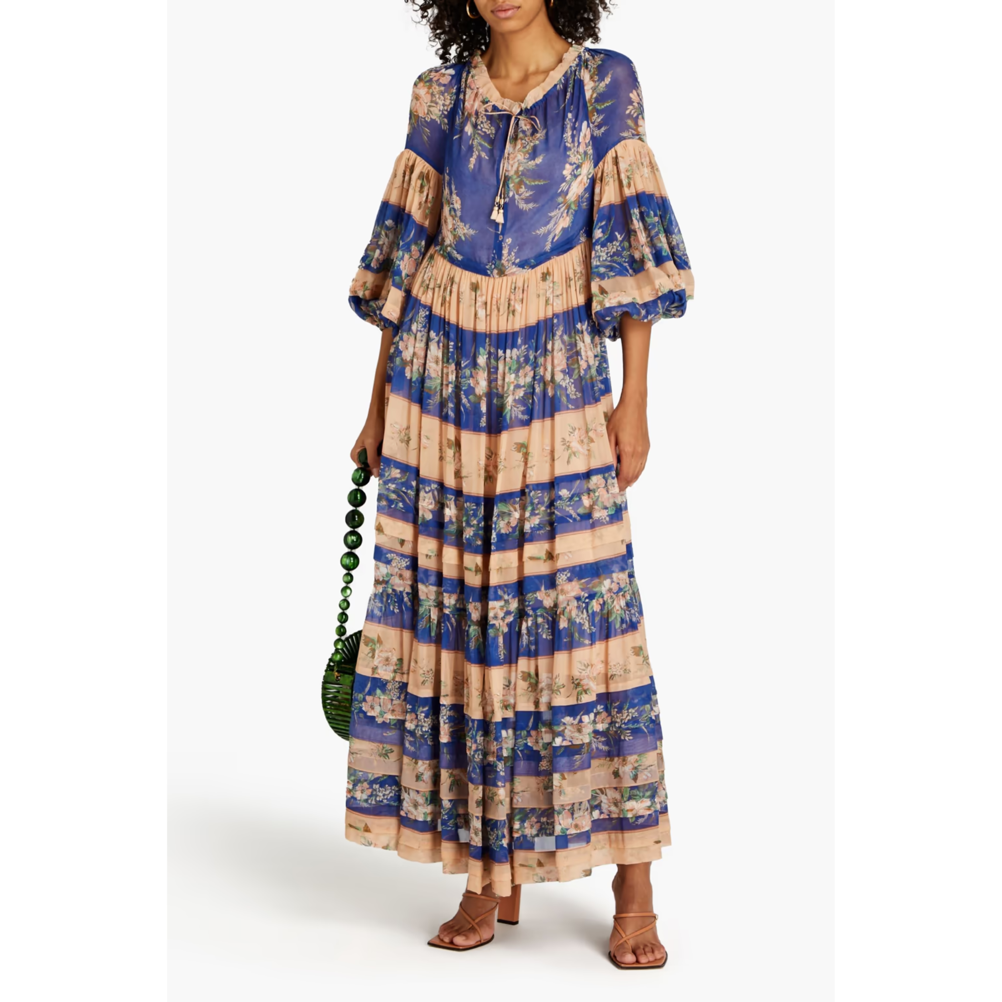 Zimmermann cotton and silk-blend voile maxi dress