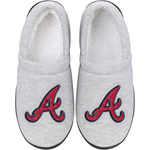 Foco Men's MLB Team Big Logo Grey Sweatshirt Sherpa Slippers