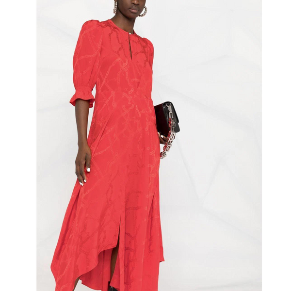 Zadig&Voltaire Ruffle Asymmetric Dress