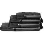 Amazon Essentials 4-Pack Compression Packing Cubes (Black)