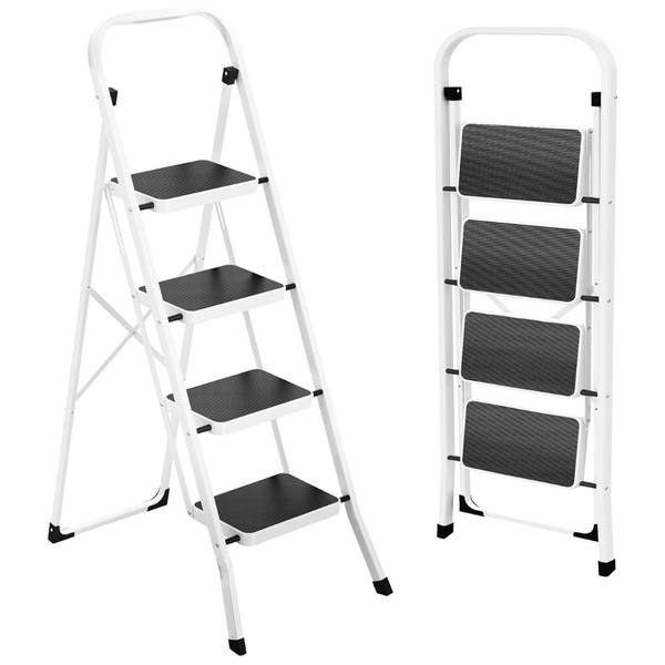 HBTower 330 lbs Anti-Slip Folding Step Ladder