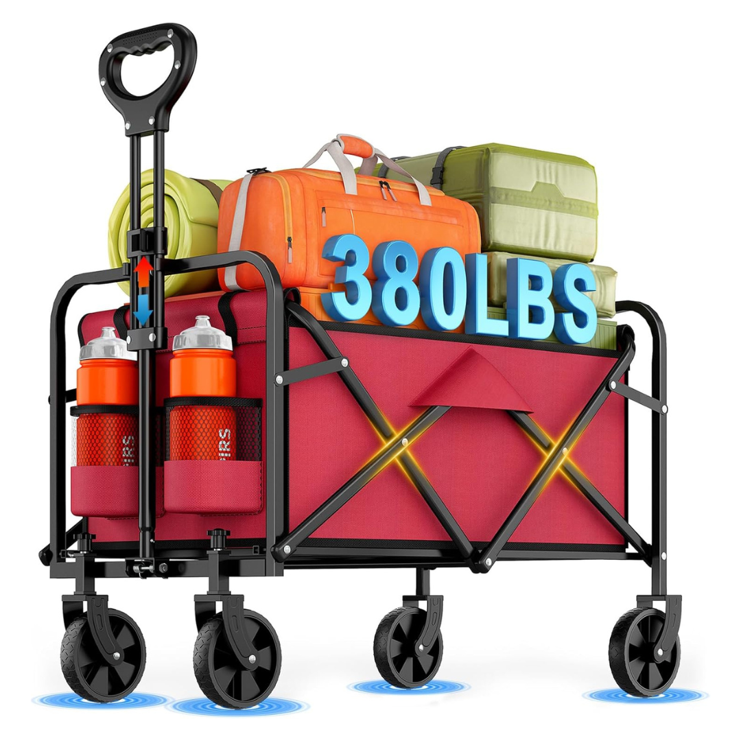 360lbs Inbrave Heavy Duty Collapsible Wagon Cart