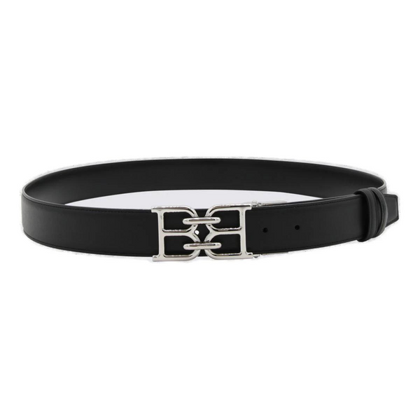 Bally Logo Plaque Buckled Belt