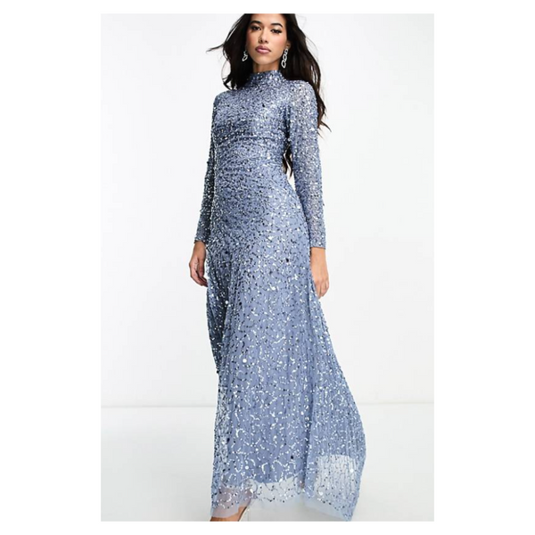 Vestido modesto de dama de honor con adornos Beauut de ASOS