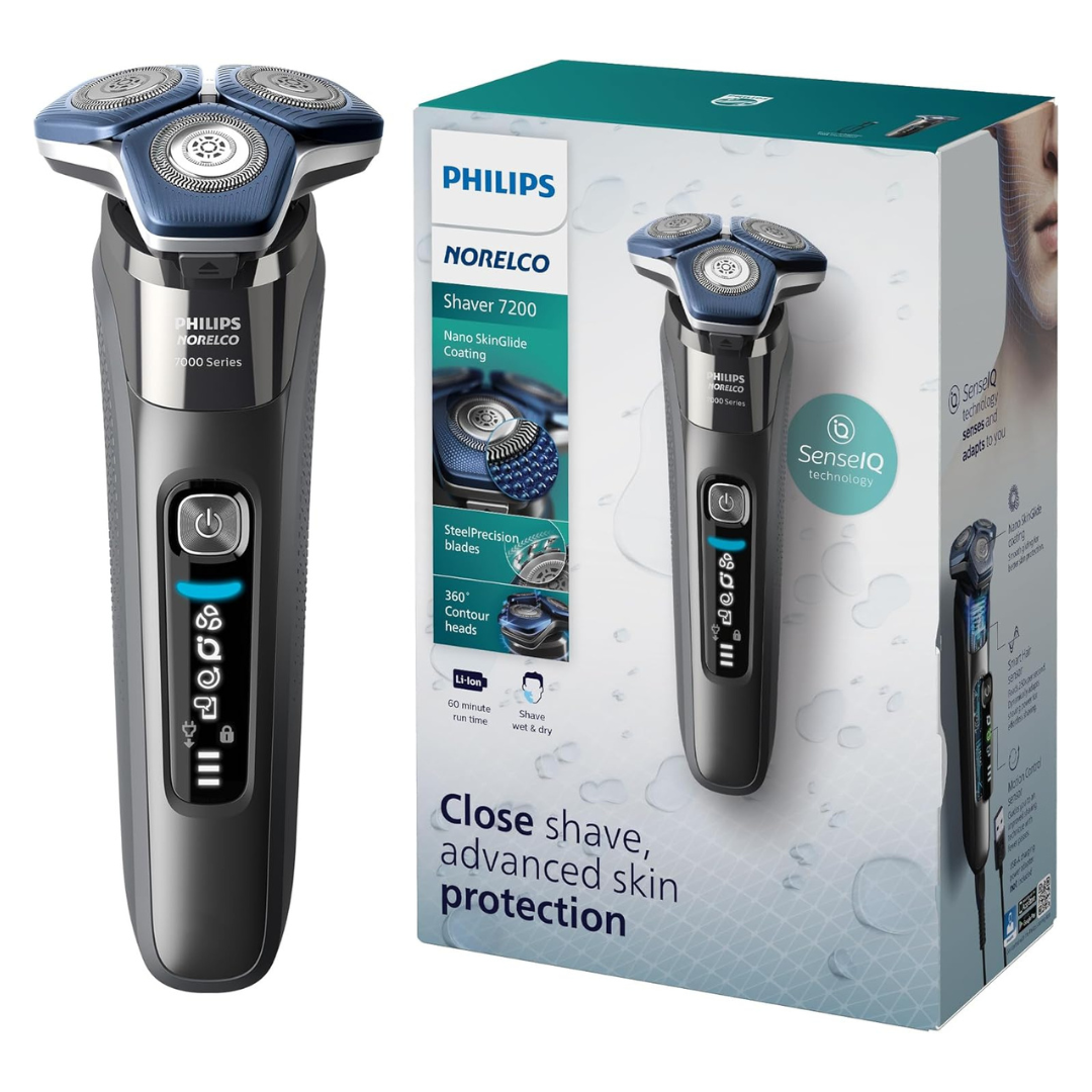 Philips Norelco Shaver 7200 Rechargeable Wet & Dry Electric Shaver