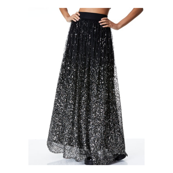 Alice + Olivia Embellished Maxi Skirt