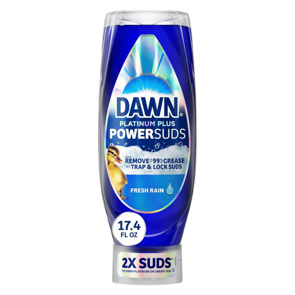 Dawn Platinum Plus PowerSuds 17.4 oz. Liquid Dish Soap iI EZ-Squeeze Bottle