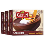 Gefen Chocolate Pudding Mix, Kosher for Passover, 3 Pack