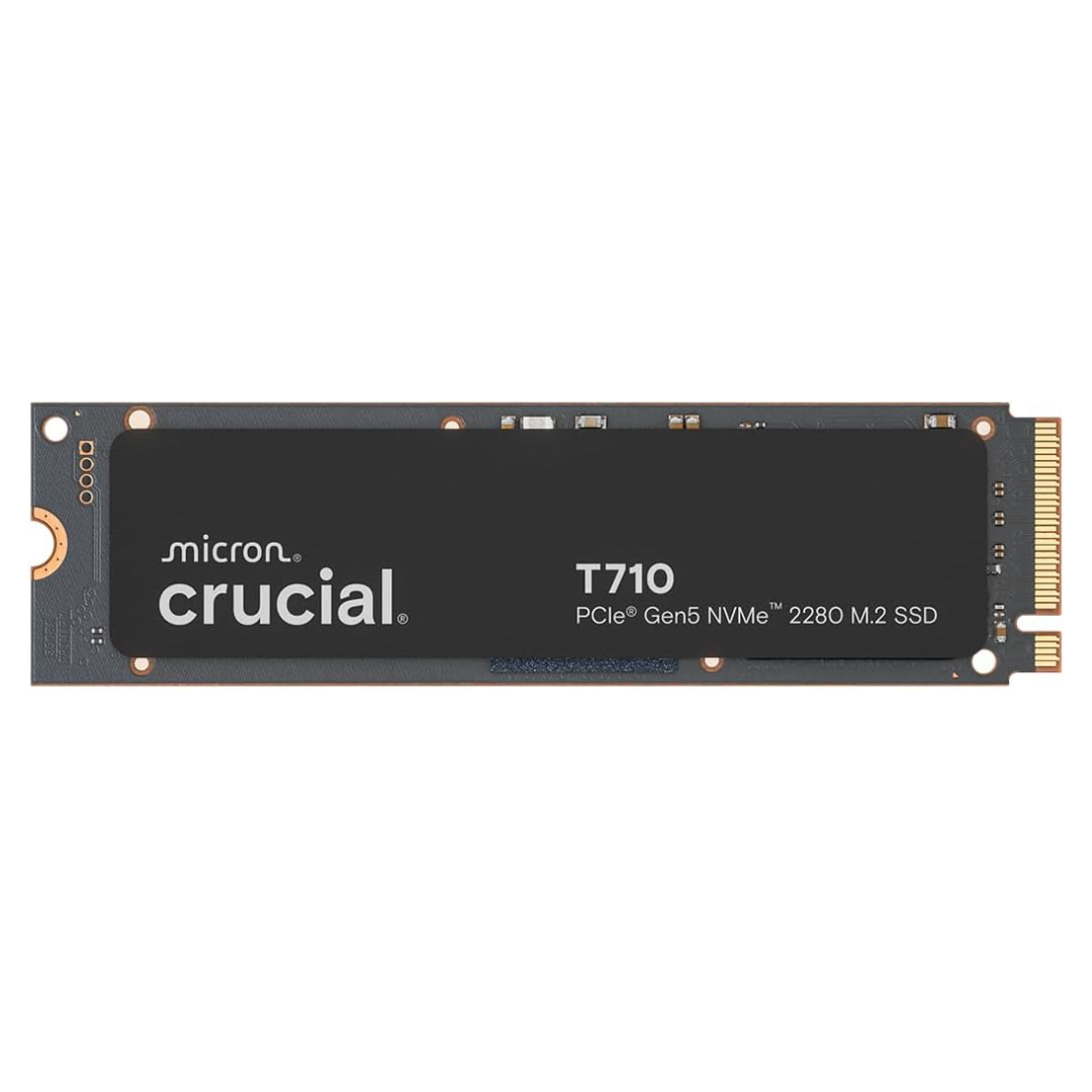Crucial T710 2TB NVMe M.2 2280 PCIe Gen 5x4 Internal SSD