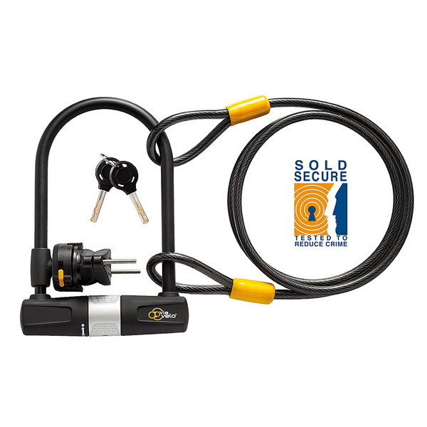 Heavy Duty Bike U Lock with Cable