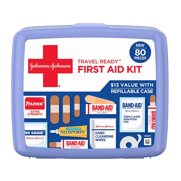 Johnson & Johnson Travel Ready Emergency First Aid Kit