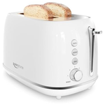 Keenstone 2 Slice Retro Wide Slot Stainless Steel Toaster