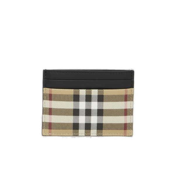 Burberry Checked Pattern Cardholder