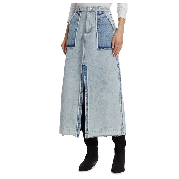 Sea Denim Midi Skirt - $284.95 at checkout!