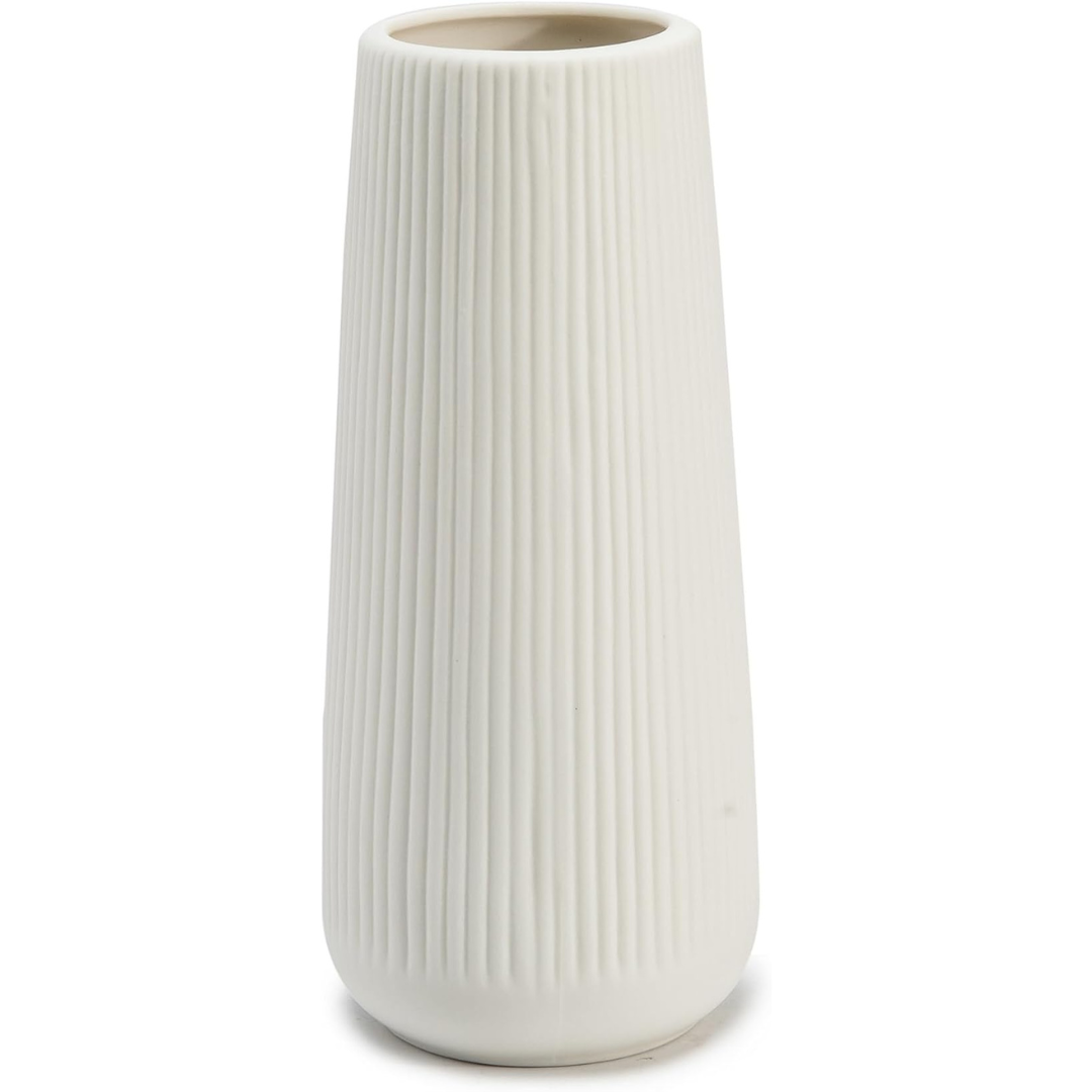 Nordic Minimalist Ceramic Vase for Pampas Grass