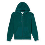 Amazon Essentials Sudadera polar con capucha y cremallera completa para hombre