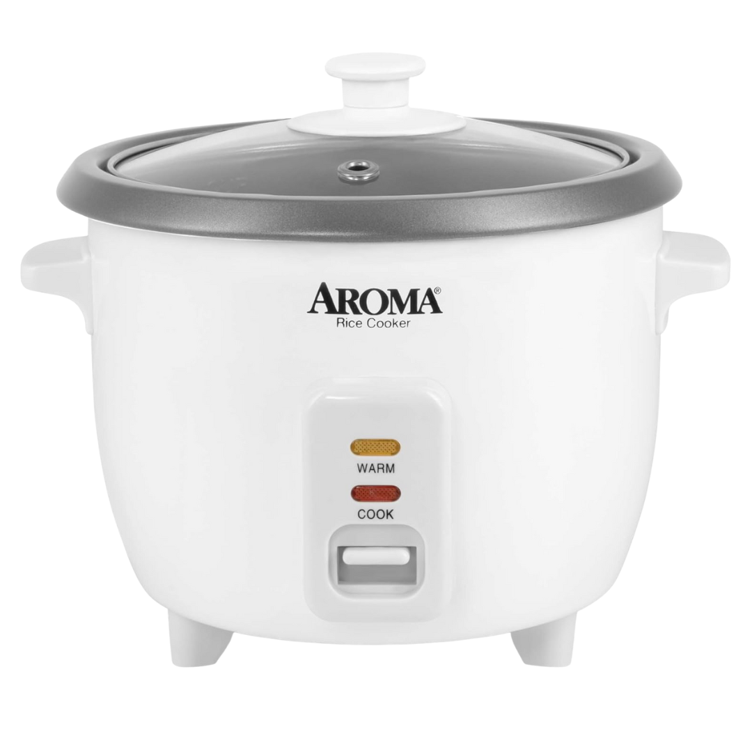 1.5 Qt. Aroma Housewares 6-Cup Cooked One Touch Rice Cooker