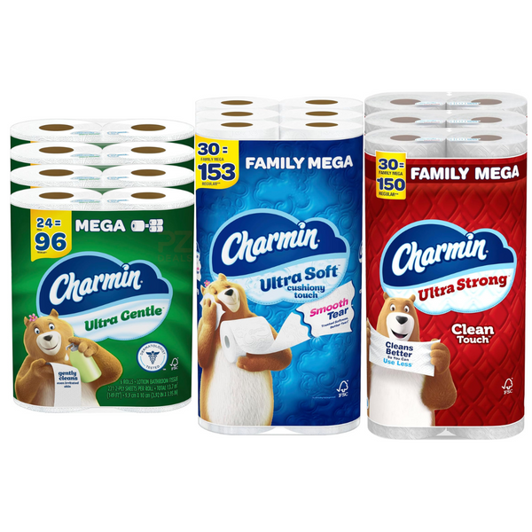 Charmin Ultra Gentle, Ultra Soft & Ultra Strong Toilet Paper on Sale