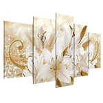 40" x 20" Abstract Floral Wall Art Painting Decor