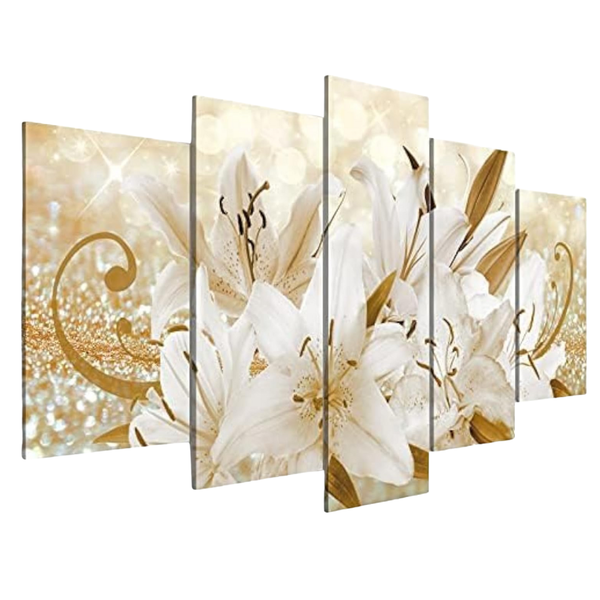 40" x 20" Abstract Floral Wall Art Painting Decor