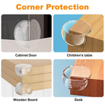 16-Pack Clear Corner Guards for Tables and Furniture