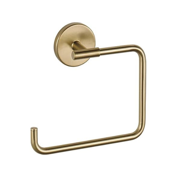 Delta Trinsic Hand Champagne Wall Square Towel Ring Holder