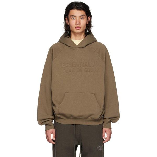Fear Of God Essentials Men's Brown Raglan Hoodie