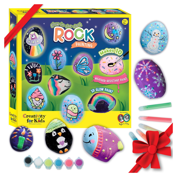 10 Rock Creativity For Kids Glow In The Dark Rock Painting Kit
