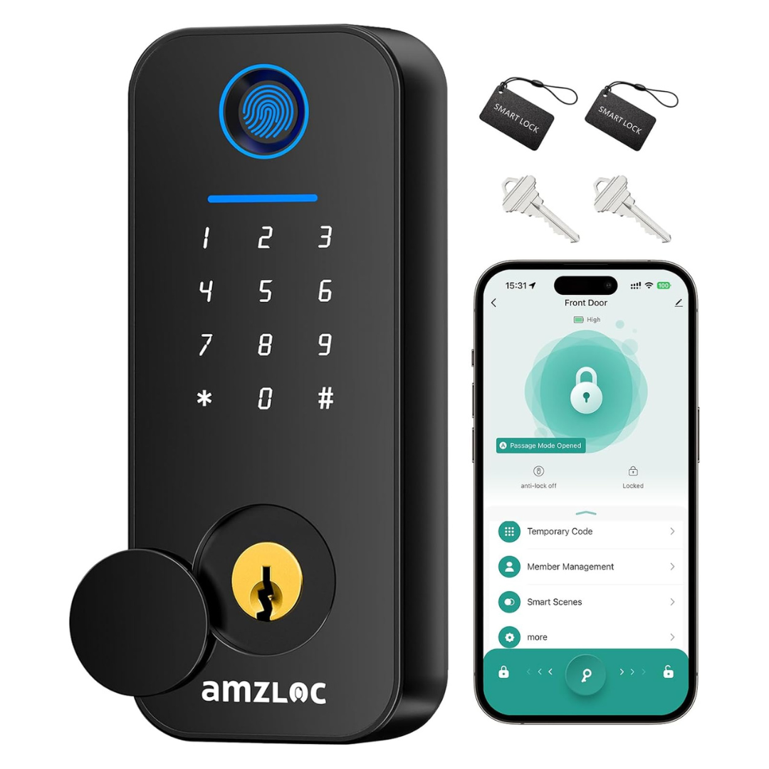 Amzloc Smart Deadbolt Door Lock With Keypad