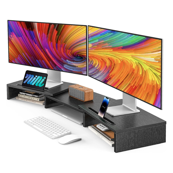 Ameriergo Adjustable Dual Monitor Stand Riser