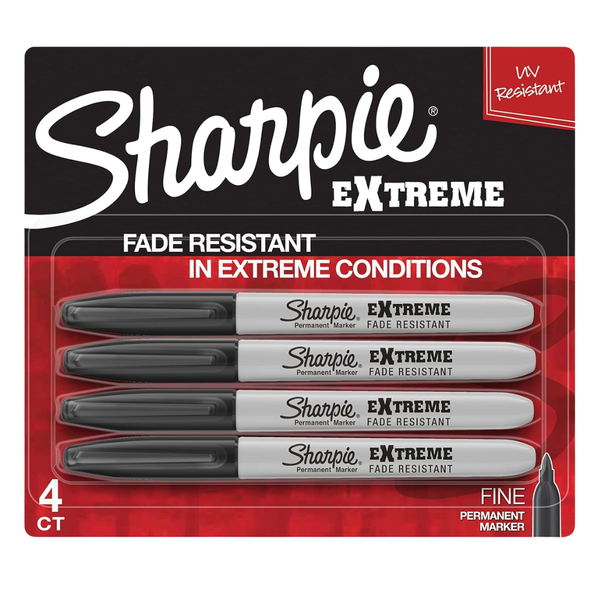 4-Count Sharpie Extreme Fine Tip Permanent Markers