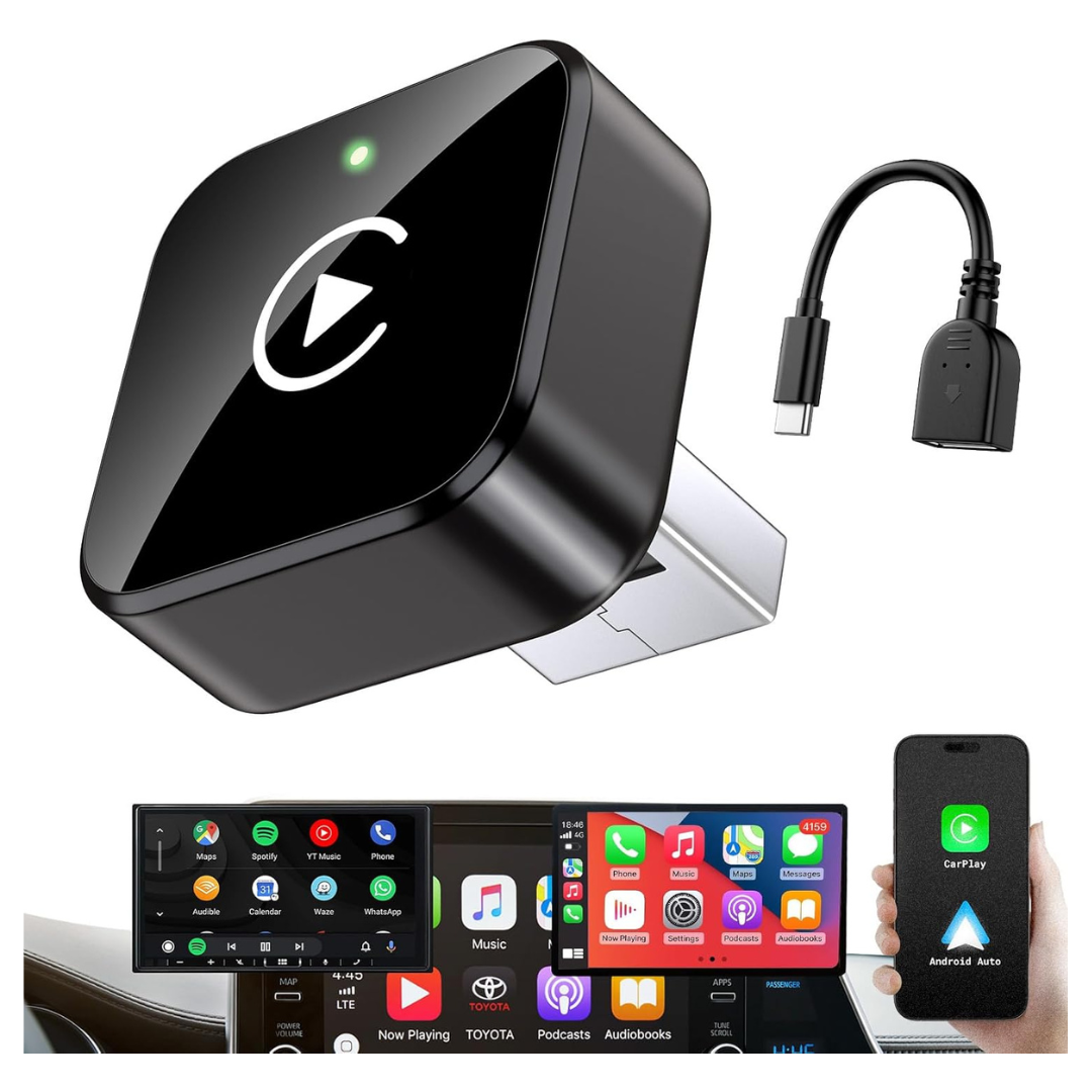 Wireless Mini CarPlay Adapter For iPhone & Android