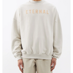 Fear Of God Essentials Beige Eternal Cotton Jersey Sweatshirt