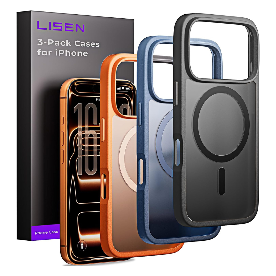 3-Pack MagSafe Phone Cases For iPhone 17 (Various)