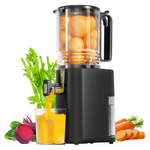 Yoyds Cold Press Slow Masticating Juicer With 5.5" Wide Feed Chute