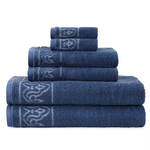52"x27" Broadhaven Elegant Scroll Bath Towel (6 Colors)