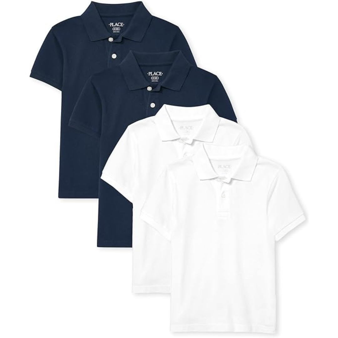 4 Pack The Children's Place Boys Polo Shirts