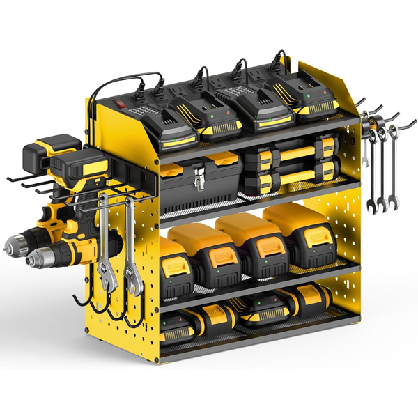 4 Layer Modular Desk Power Tools Organizer