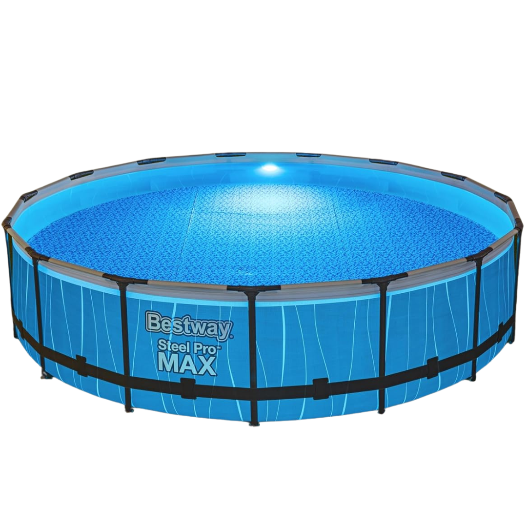 Bestway Steel Pro MAX Above Ground LED Lit Swimming Pool (15' x 42")