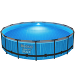 Bestway Steel Pro MAX Above Ground LED Lit Swimming Pool (15' x 42")