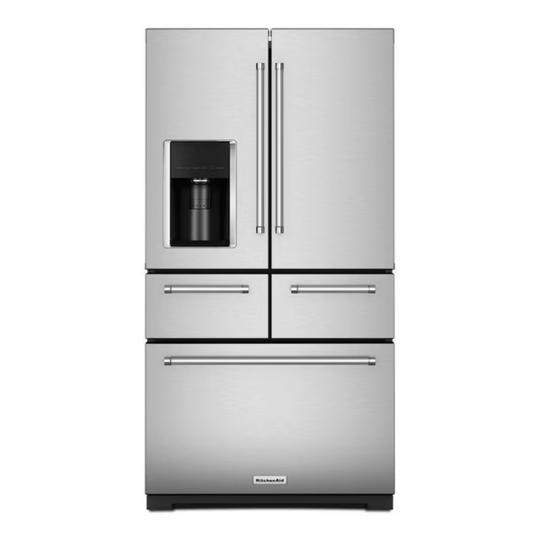 KitchenAid 25.8-cu ft 5-Door French Door Refrigerator with Ice Maker