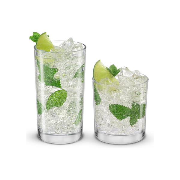 Juego de 8 vasos para beber.