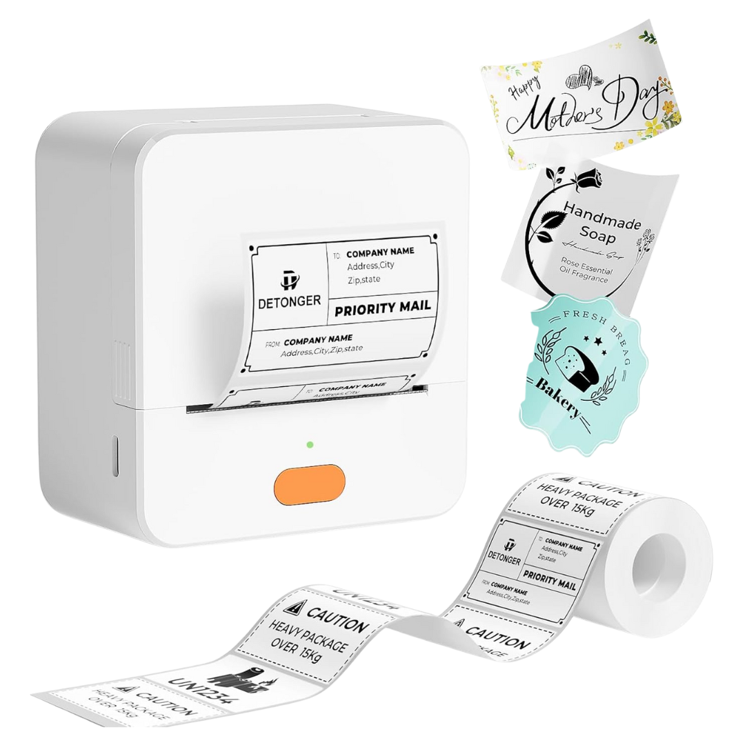 Detonger Portable Bluetooth Label Maker Machine