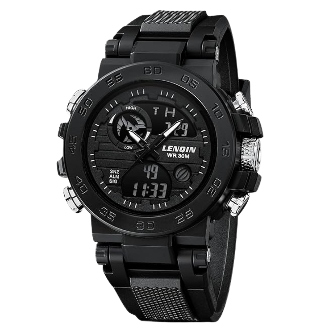 LN LENQIN Men's Digital Military Watch