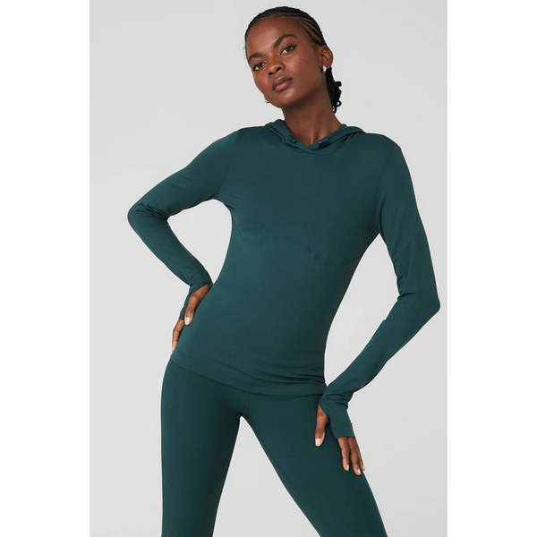 Alo Yoga Alosoft Hooded Runner Long-Sleeve
