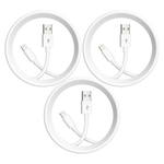 3-Pack Idison MFi Certified 6ft Fast Charging Cord