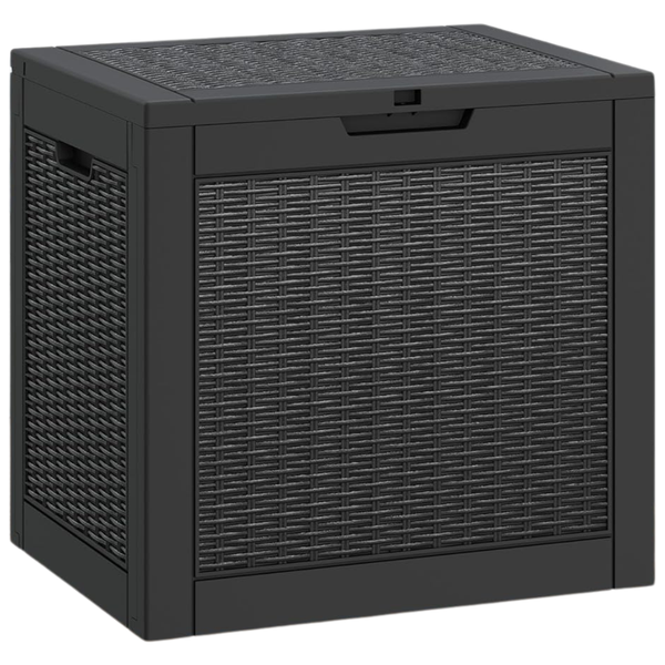 31 Gallon Waterproof Storage Resin Deck Box With Lockable Lid